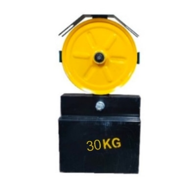 POLIA TENSORA PARA LIMITADOR BIDIRECIONAL P/CABO 5/16 UTILIZADO PARA VELOCIDADE DE 105M/MIN ATÉ 150M/MIN"