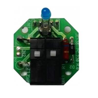 PLACA ELETRÔNICA DO BOTÃO MULTILED LED AZUL JVO230 COM 2 MICRO COMPATIVEL COM ATLAS