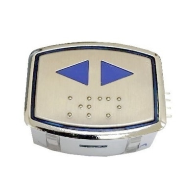 BOTÃO AK30 LED AZUL 24VDC GRAVAÇÃO ABRE PORTA (49687R)