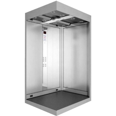 CABINE EM AÇO INOX MODELO ISTAMBUL 6, 8, 10 E 13 PASSAGEIROS