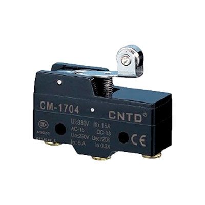 MICRO SWITCH CM-1704 HASTE CURTA COM ROLDANA (IMP)