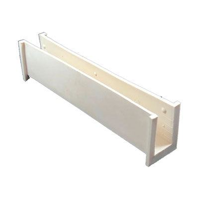 CORREDIÇA COM ABAS 28X 38 X 155MM DE CABINE GUIA 16MM