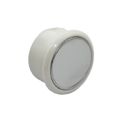 BOTÃO CÔNCAVO ESPELHADO BRANCO FECHA PORTA