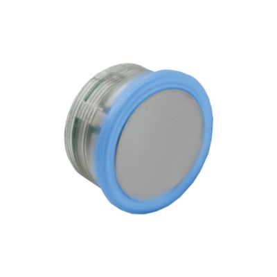 BOTÃO CÔNCAVO ESPELHADO LED AZUL 24V - 4 VIAS