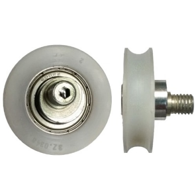 ROLDANA 48MM PARA PORTA TIPO FERMATOR COM EIXO EXCÊNTRICO