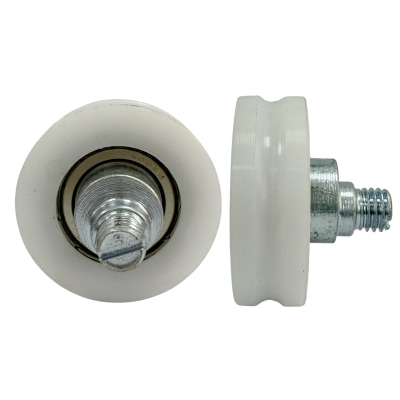 ROLDANA 44MM PARA PORTA THYSSEN (INFERIOR) COM EIXO EXCÊNTRICO