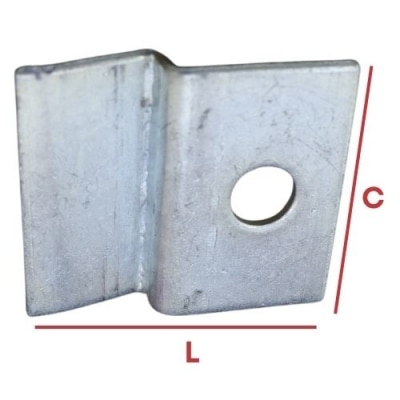CLIP PARA GUIA (L54) X (C60) X FURO 13MM